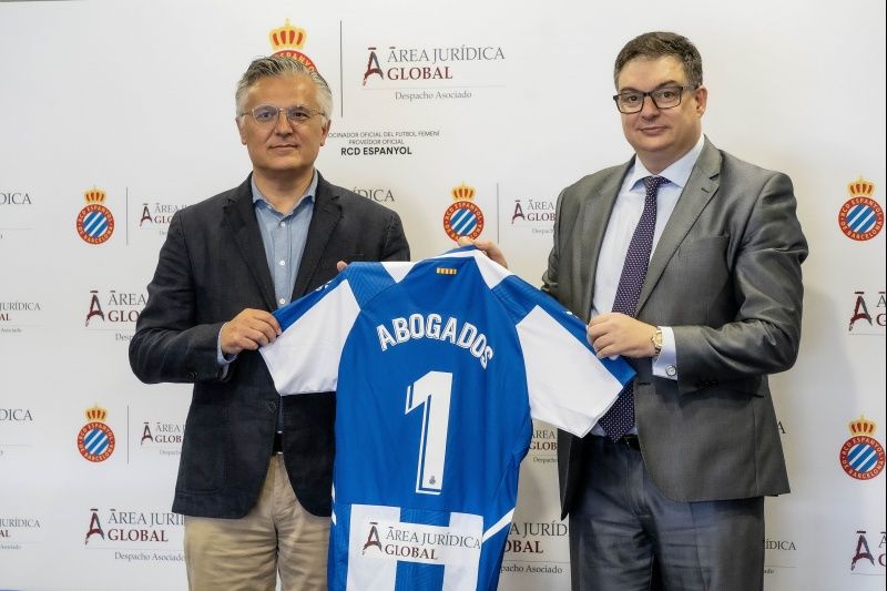 Área Jurídica Global, nuevo Patrocinador Oficial del Espanyol y Proveedor Oficial