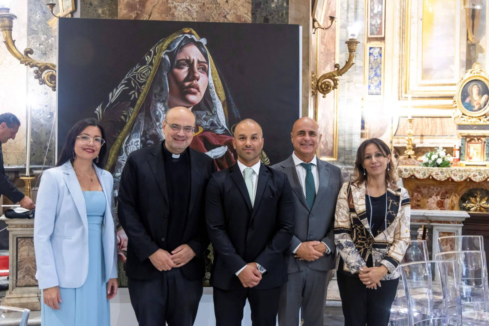 'Sublime'; el arte sacro del guatemalteco Chrispapita conmueve Roma en el corazón del Jubileo