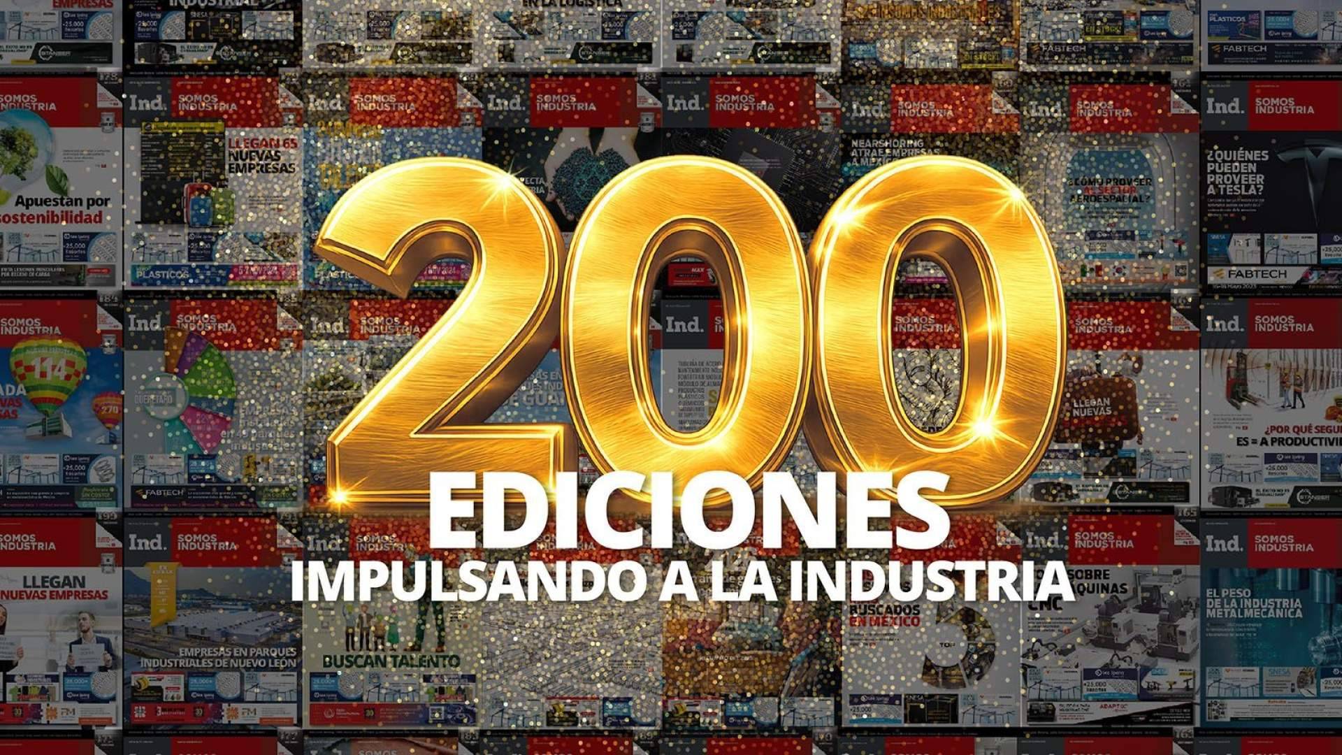 Somos Industria alcanza 200 ediciones consolidándose como referente del sector industrial en México